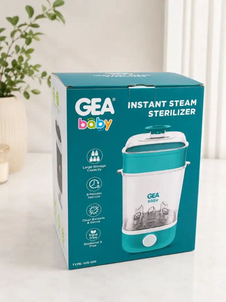 GEA Baby Instant Steam Sterilizer GIS-100 – Baru, Belum Pernah Dipakai