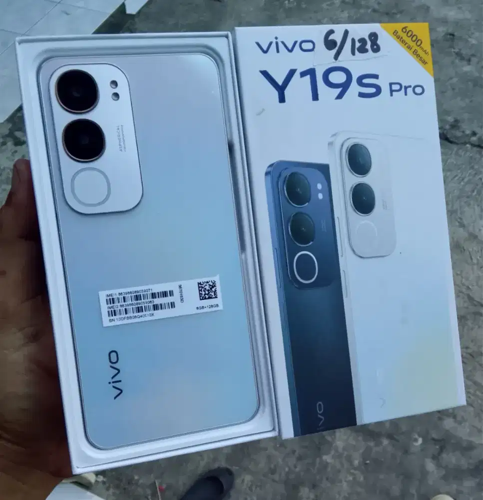 VIVO Y19s PRO RAM 6+6/128