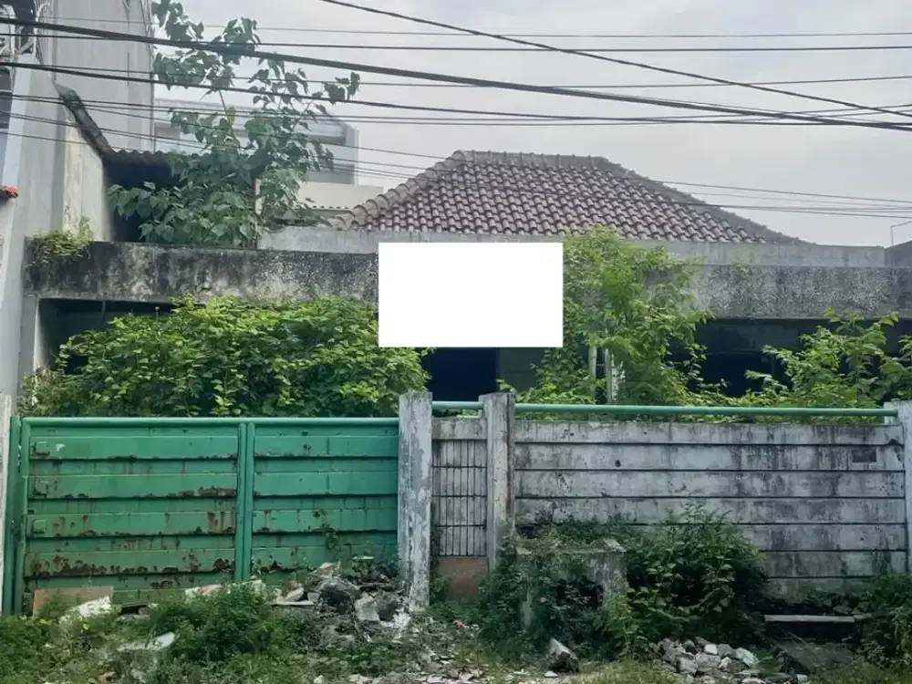 Rumah Tua Hitung Tanah Grogol Jakarta Barat, Luas 298M Murah