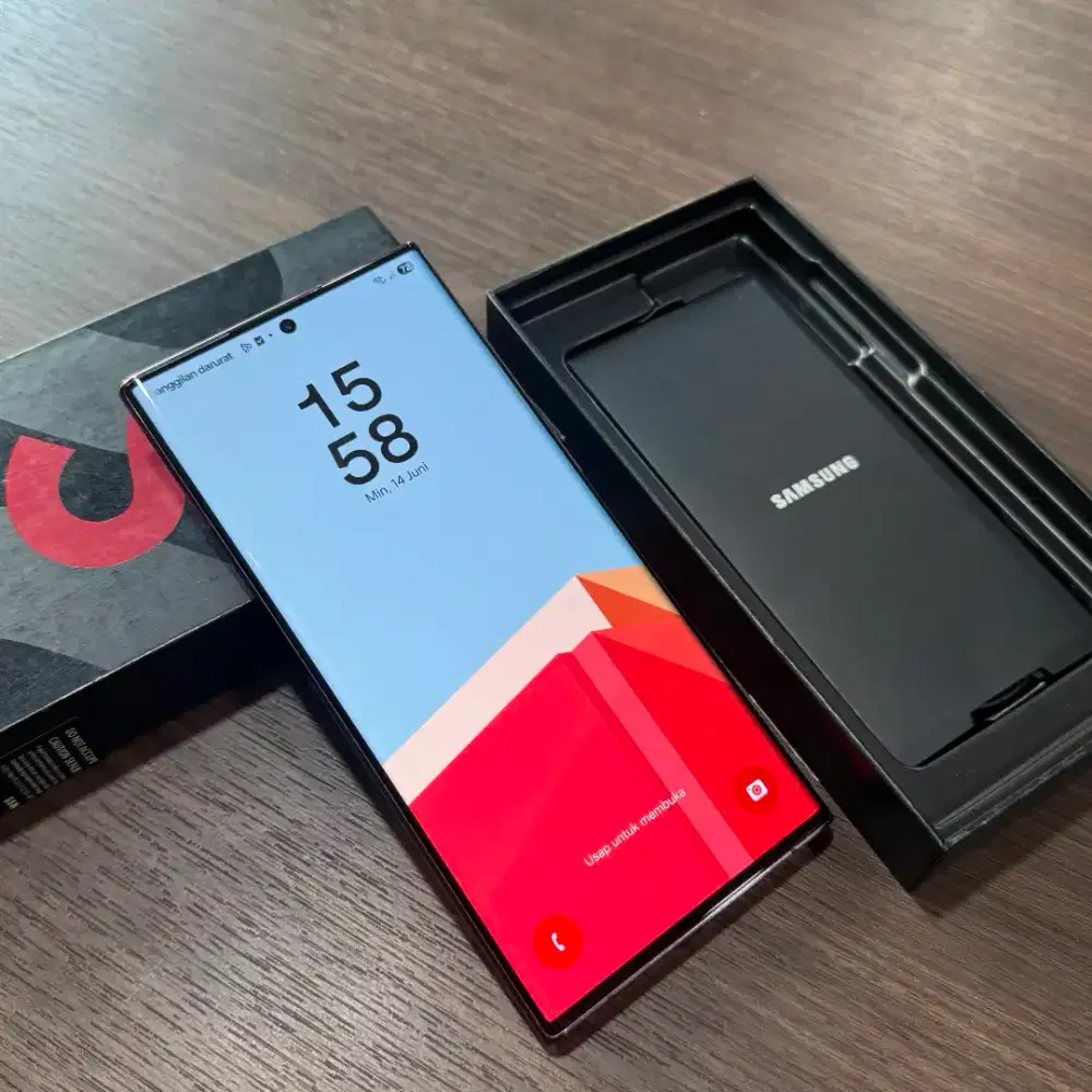 Samsung S22 Ultra 12/256GB [Burgundy] Garansi Resmi Sein