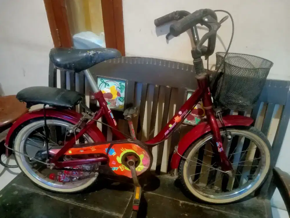 Sepada Mini Minion ukuran 16 pusy cycle Made in jepang untuk anak 2