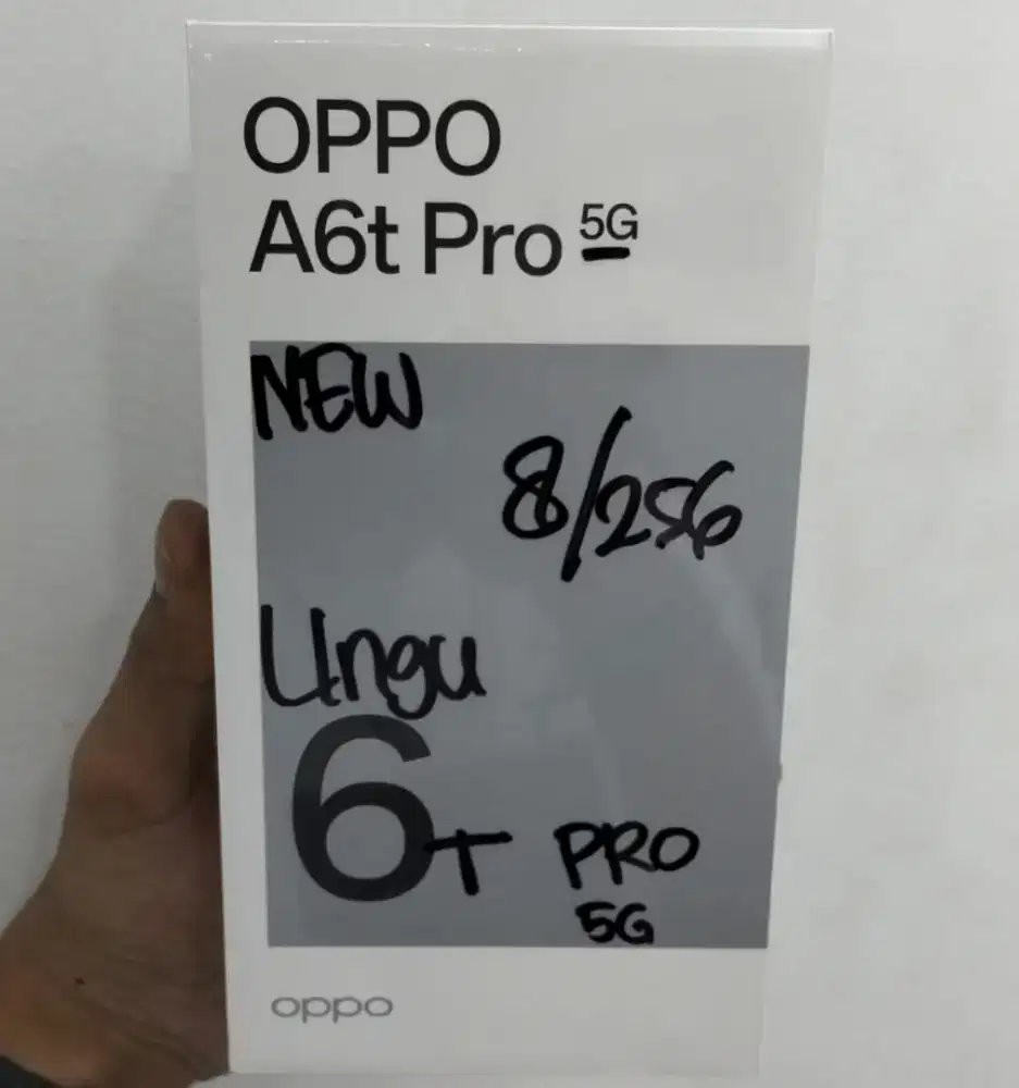 OPPO A6T Pro 5G 8GB+256GB Purple BNIB Garansi Resmi Indonesia