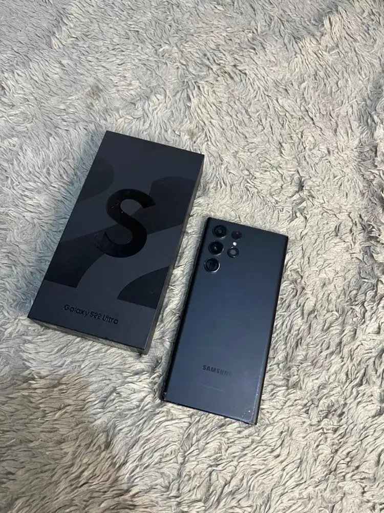 Samsung S22 Ultra 256gb Fullset bekas second