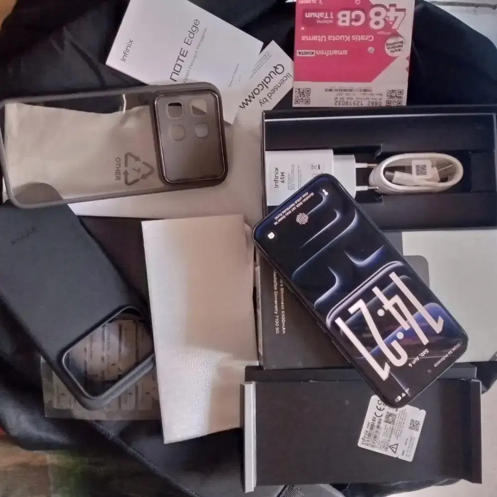 Infinix note edge 8/256 fullset