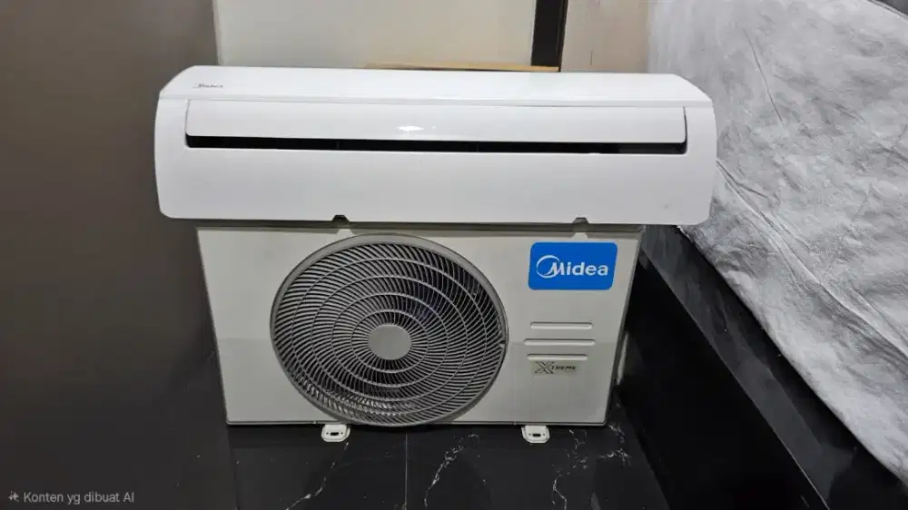 AC midea 1 pk second rasa baru