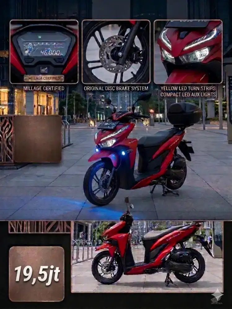 Honda Vario ABS 150cc Tahun 2021 (key less)