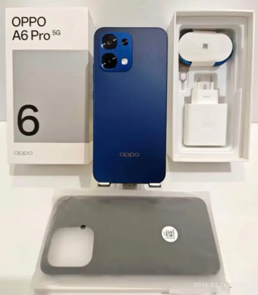 Oppo A6 Pro 5G 8+8/256 Gb Likenew 99% Garansi Resmi 29 nov 26 bs TT/BT