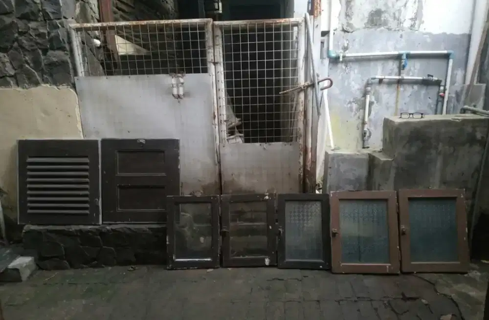 Murah Jendela Mini kaca cafe bar rumah antik