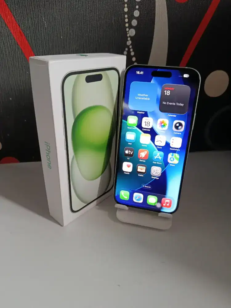 Apple iPhone 15 Plus non iBox warna grreñ