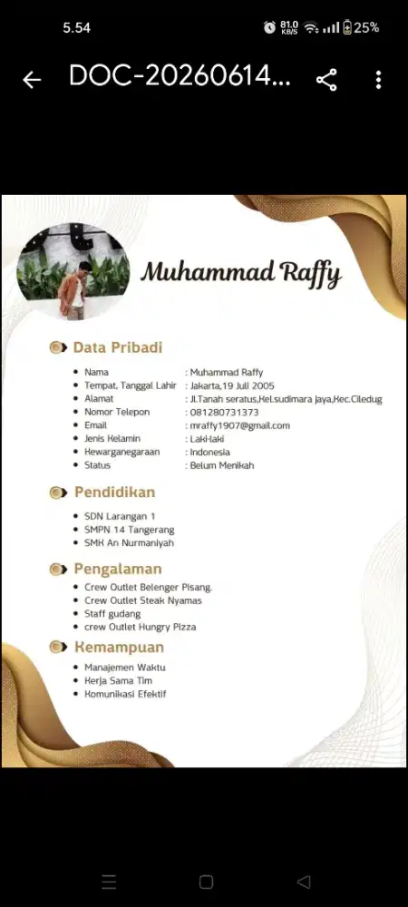 info loker daerah blok m