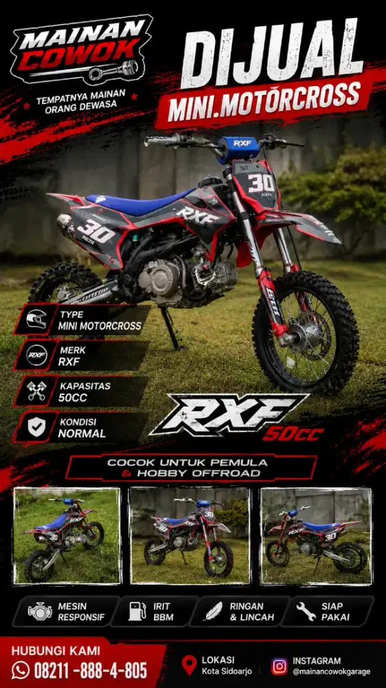 Mini Trail motor cross RXF