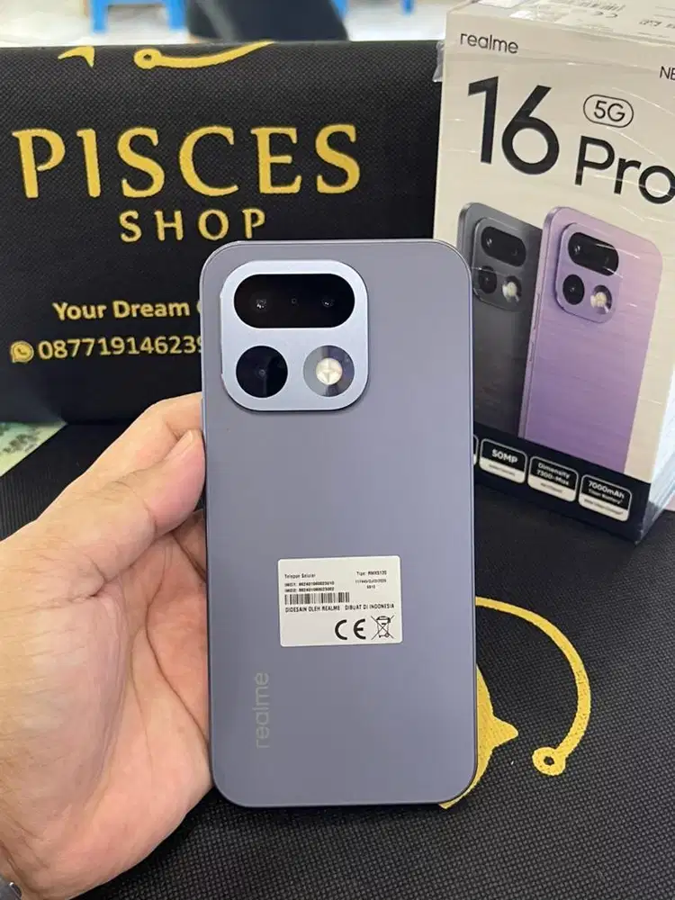 REALME 16 PRO 5G RAM 12/256 RESMI MULUS FULSET
