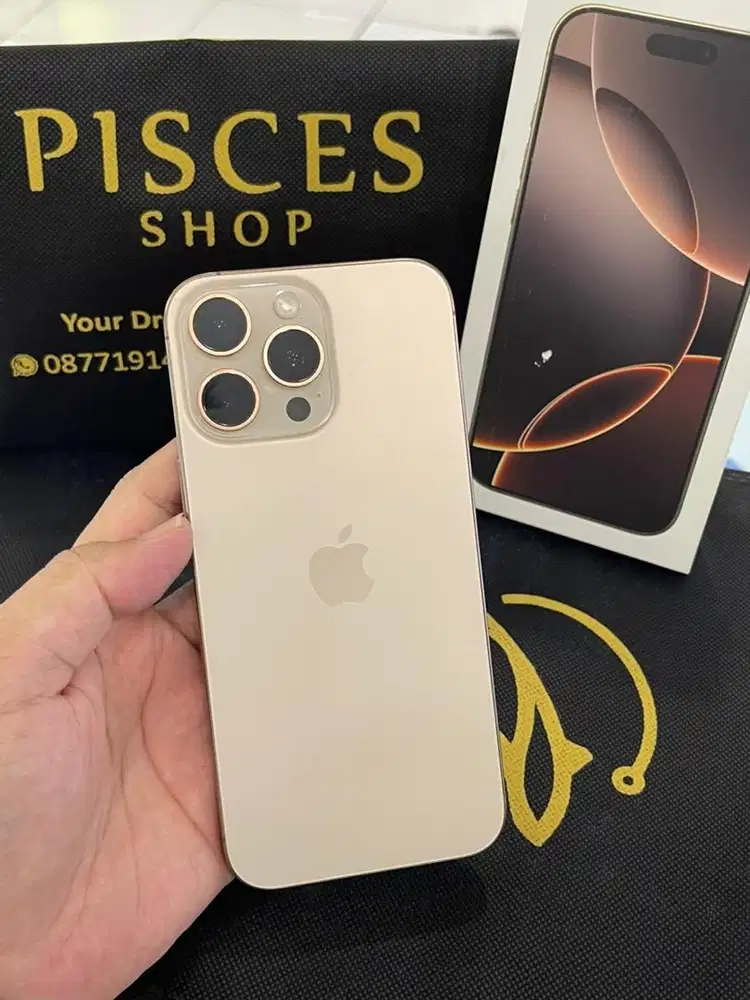 IPHONE 16 PRO MAX 512 IBOX BH100 MULUS FULSET BKN 17