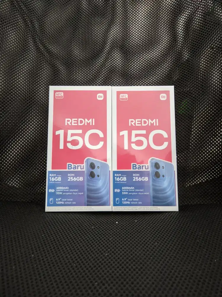 Berminat silahkan WA Xiaomi Redmi 15C NFC 8+8/256 Garansi resmi 15bln