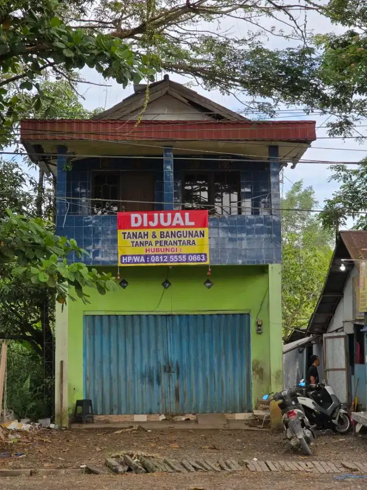 DiJual Tanah Dan Bangunan Tempat Strategis