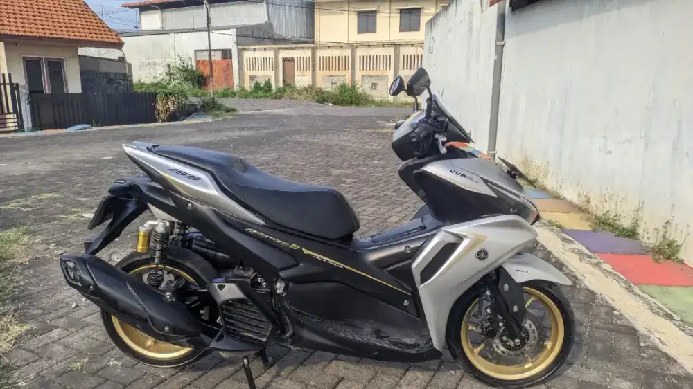 Aerox ABS 2022 Silver Km20rban Jaminan Nyuss