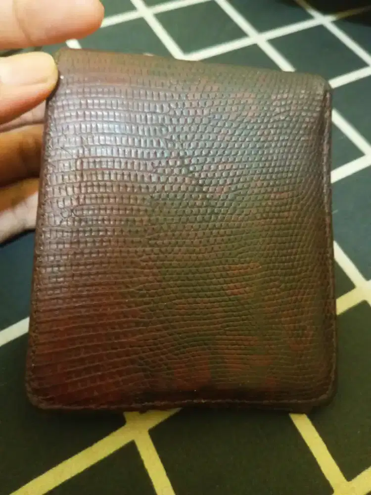 Dompet kecil STNK mobil kulit ular dan dompet standar kulit biawak