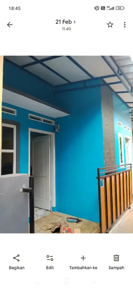 Rumah kontrakan bulanan