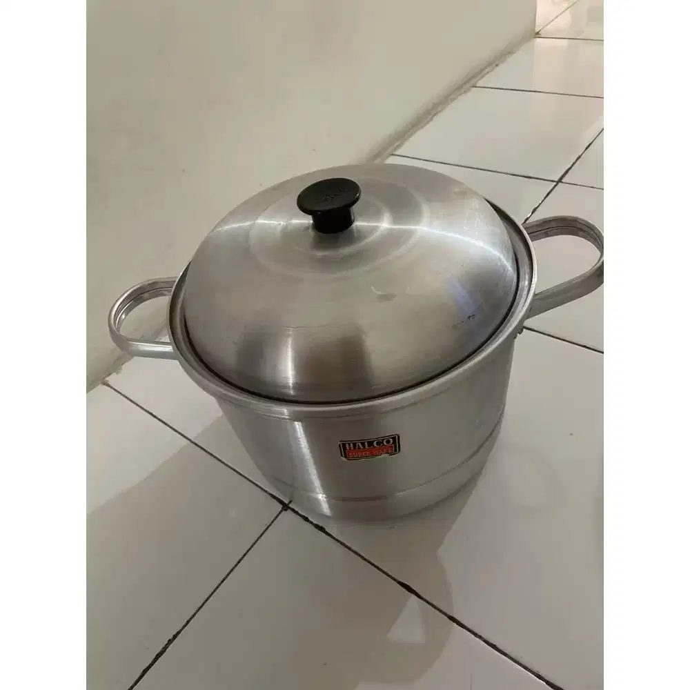 Preloved Panci Kukusan Halco 24cm / panci second bekas bogor