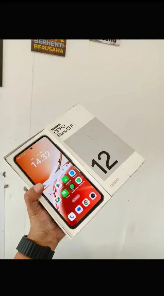 Oppo renno 12f 8/256 GB fulset original mulus