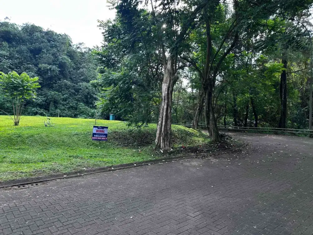Nuansa Puncak Ada Di BSD Kavling Premium Hoek Monte Carlo The Green –  Posisi Pojok Super Privat & Tenang | Dekat Aliran Sungai Mengalir