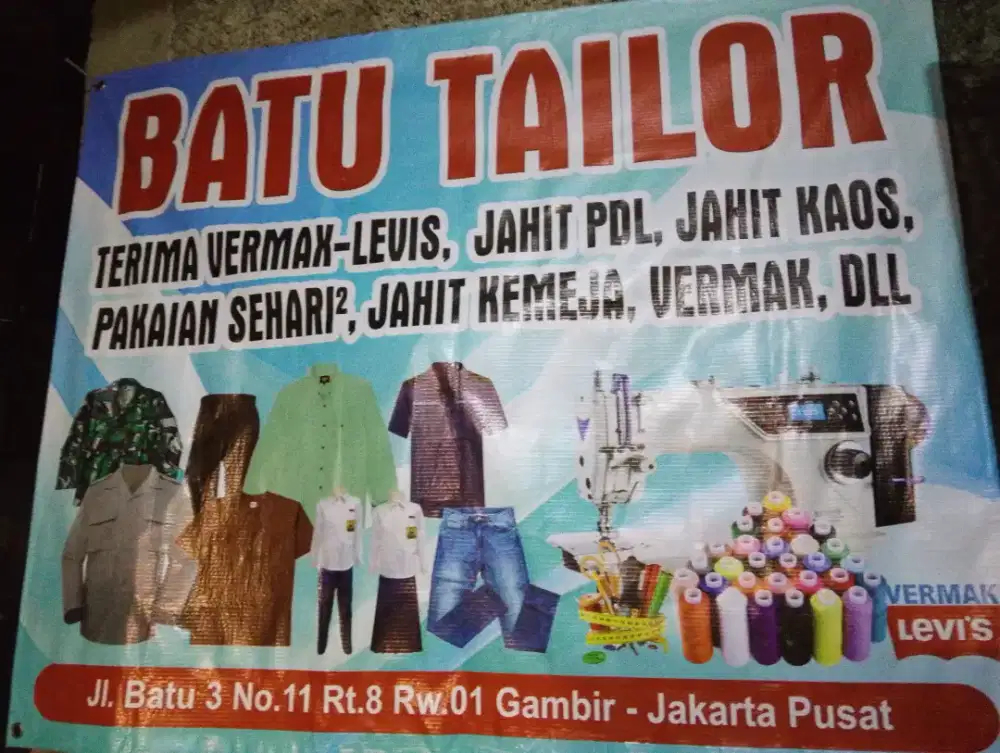 Dicari penjahit dan pola