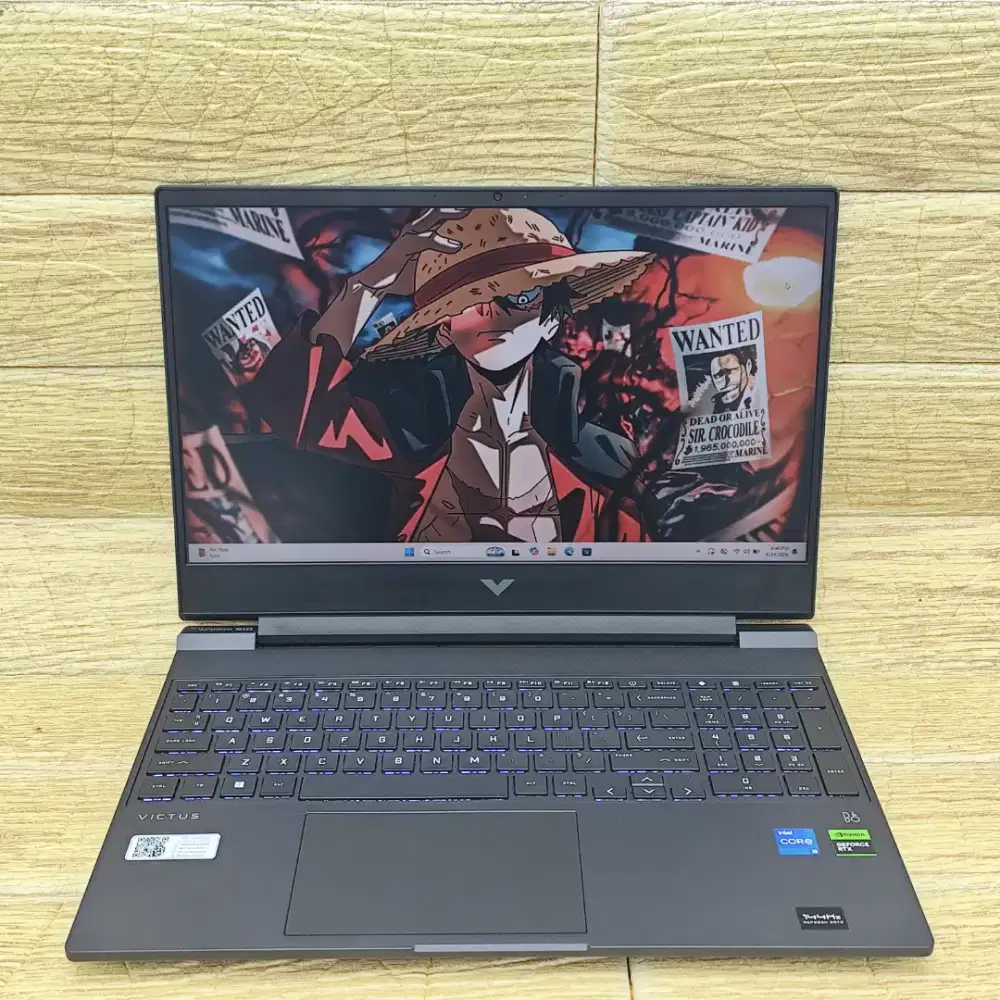 Laptop HP Victus Gm 15 Core i5-12450H Ram 8gb Ssd 512gb Rtx 2050