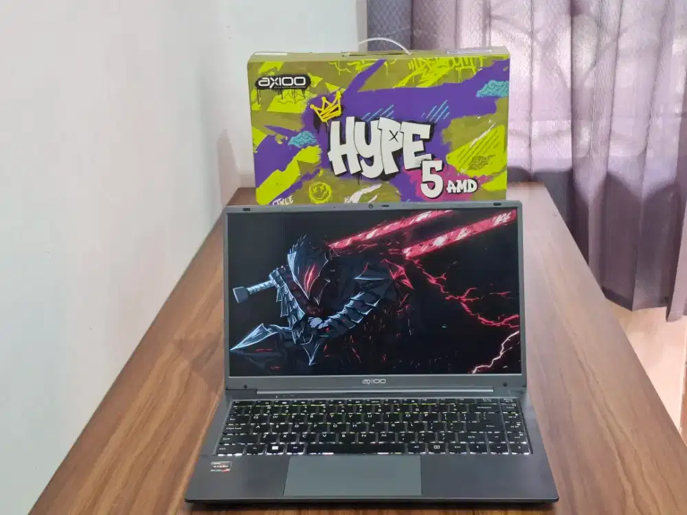 LAPTOP AXIOO HYPE 5 X3 AMD RYZEN 5 3500U 8GB RAM 256GB SSD VRAM 2GB