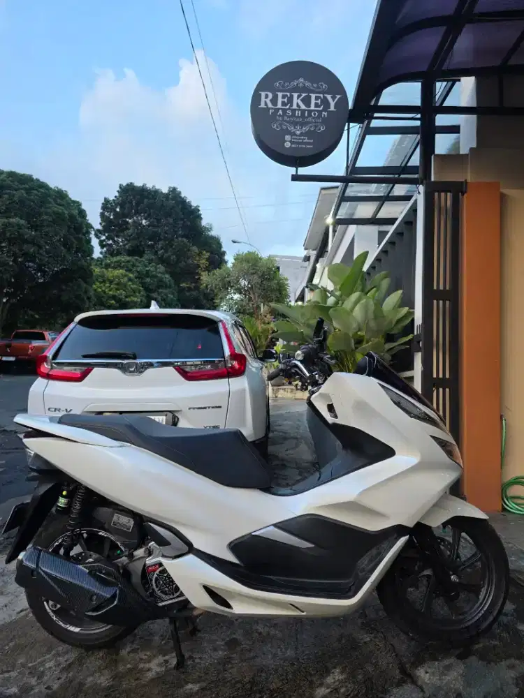 Bismillah Dijual PCX 150 2018 Putih Mulus