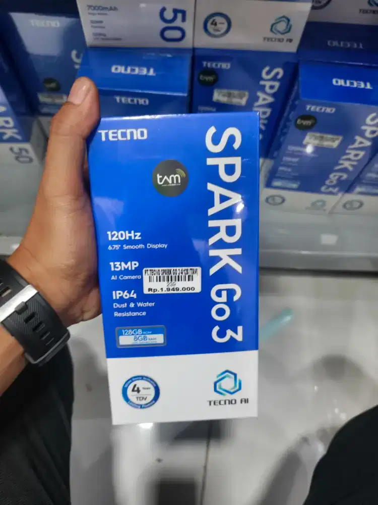 TECNO SPARK GO 3 4/64GB | ATLANTIS DAHSYAT