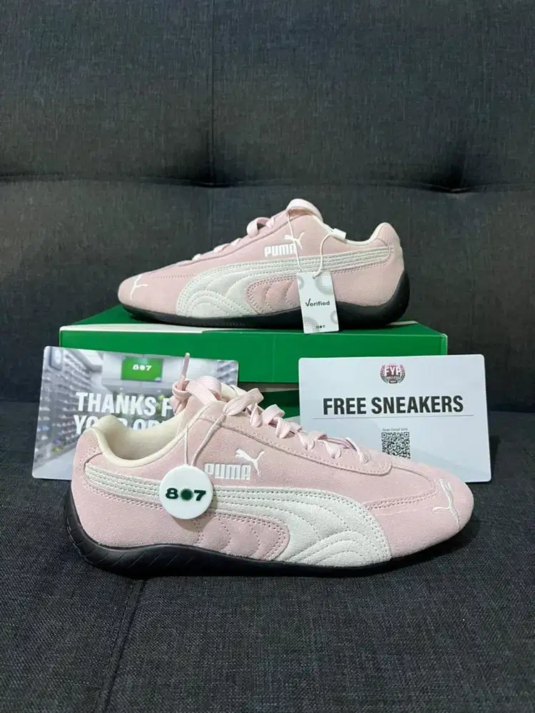 Sepatu Puma Speedcat OG Pink White Size 38 New