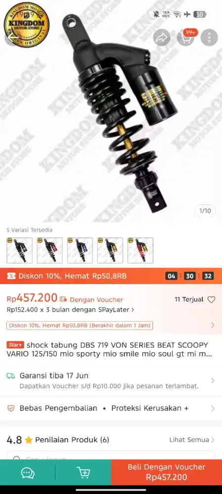 shockbreaker DBS 719 VON EDITION