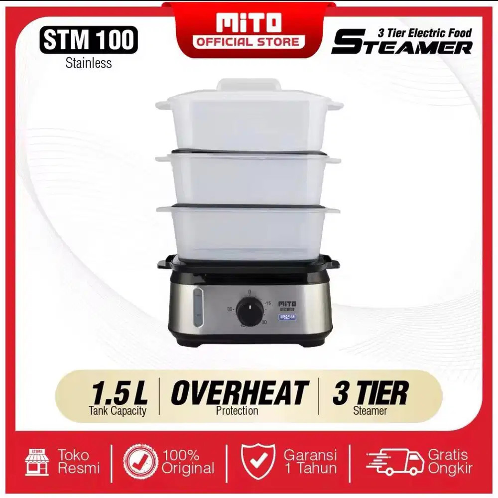Steamer 3 lapis merek Mitochiba