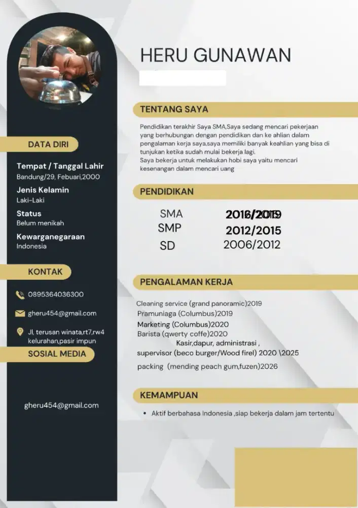 Siap kerja keras,Info lowongan kerja