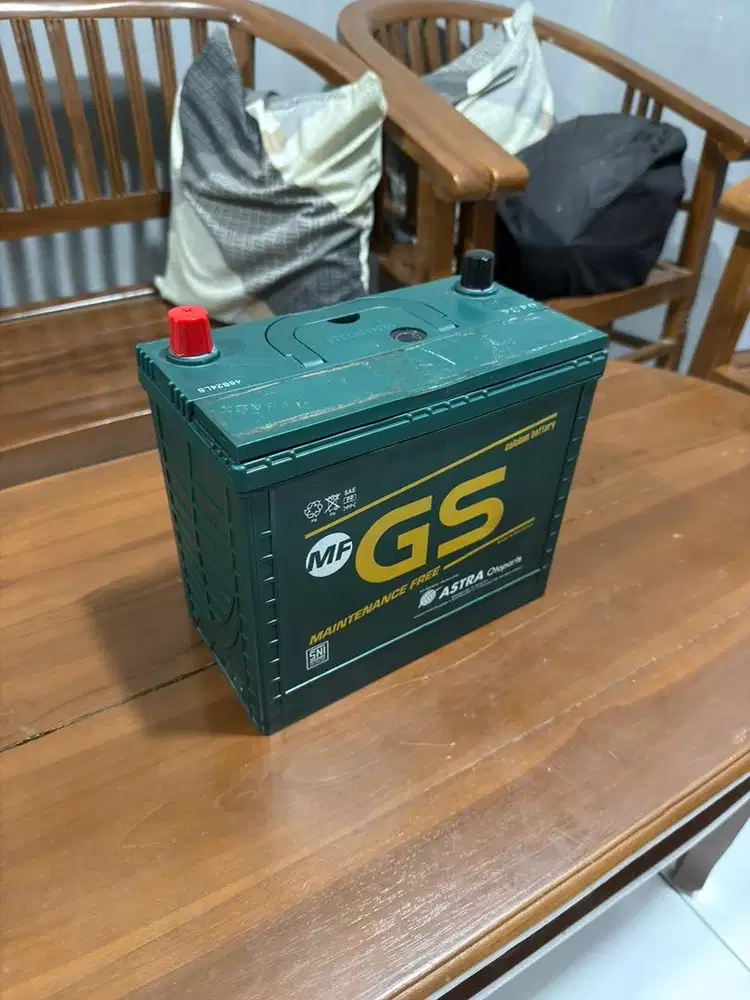 Aki Mobil GS ASTRA MF NS60L-46B24L 12v 45Ah Original Copotan Wuling
