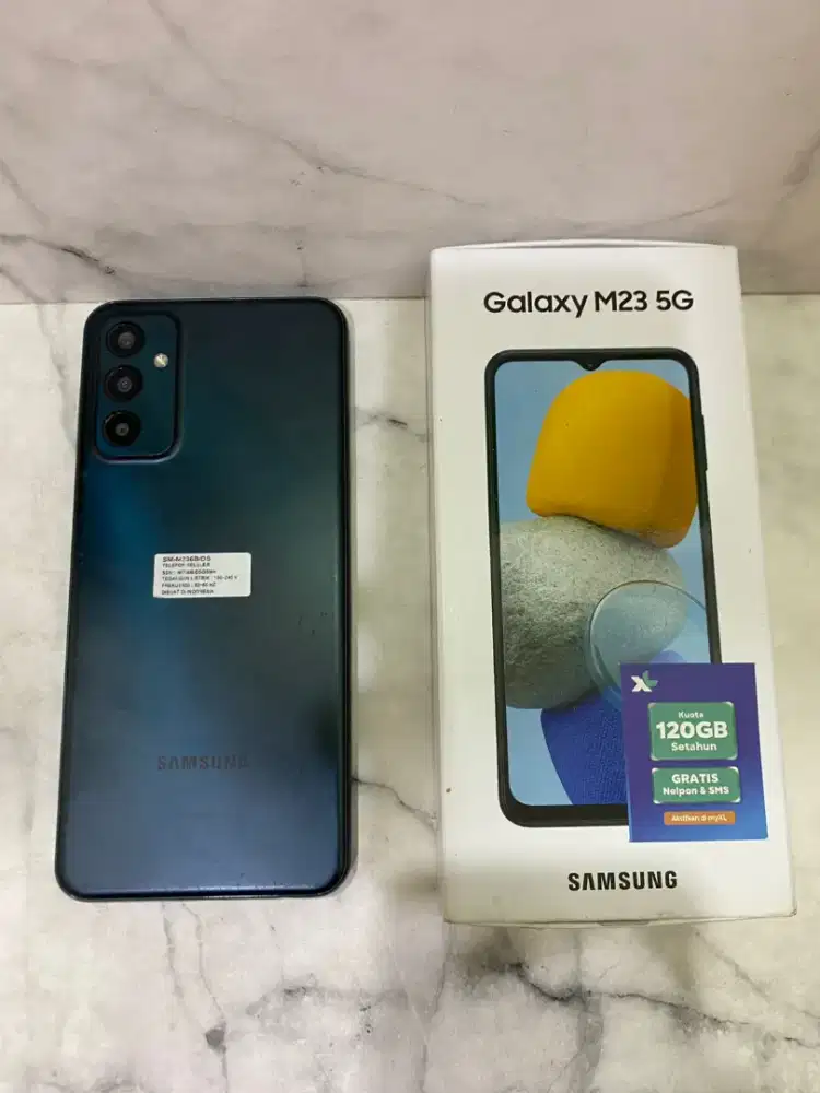 Samsung Galaxy M23 5G 6/128 Fullset Mulus Normal