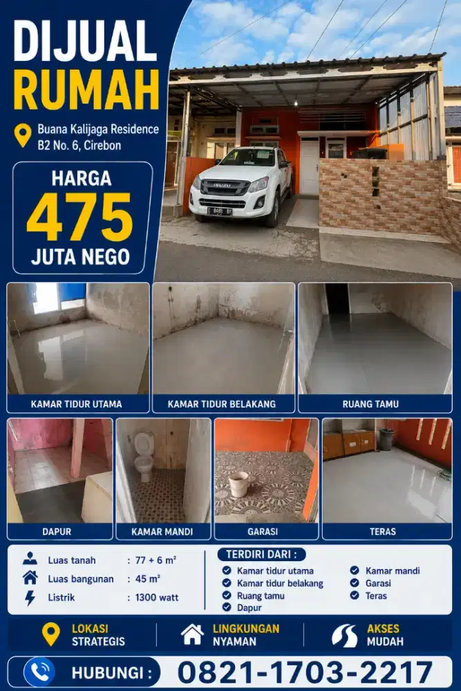 Dijual cepat Rumah Cirebon