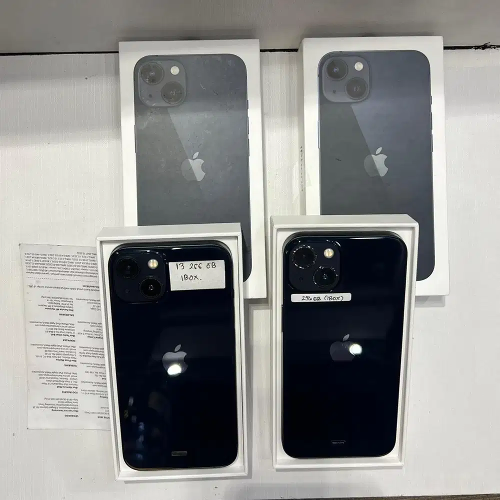 iphone 13 256gb resmi ibox fullset original fungsional no minus