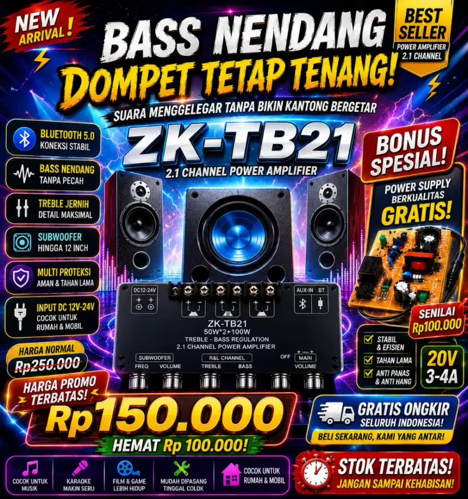 Amplifier speaker aktif