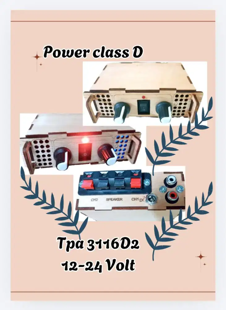 Power ampli miniatur 2 chanel 100 watt