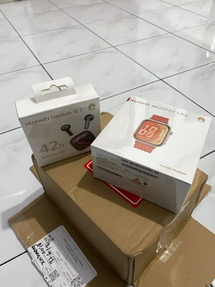 Huawei watch fit 5 pro orange oren new ga jadi pake