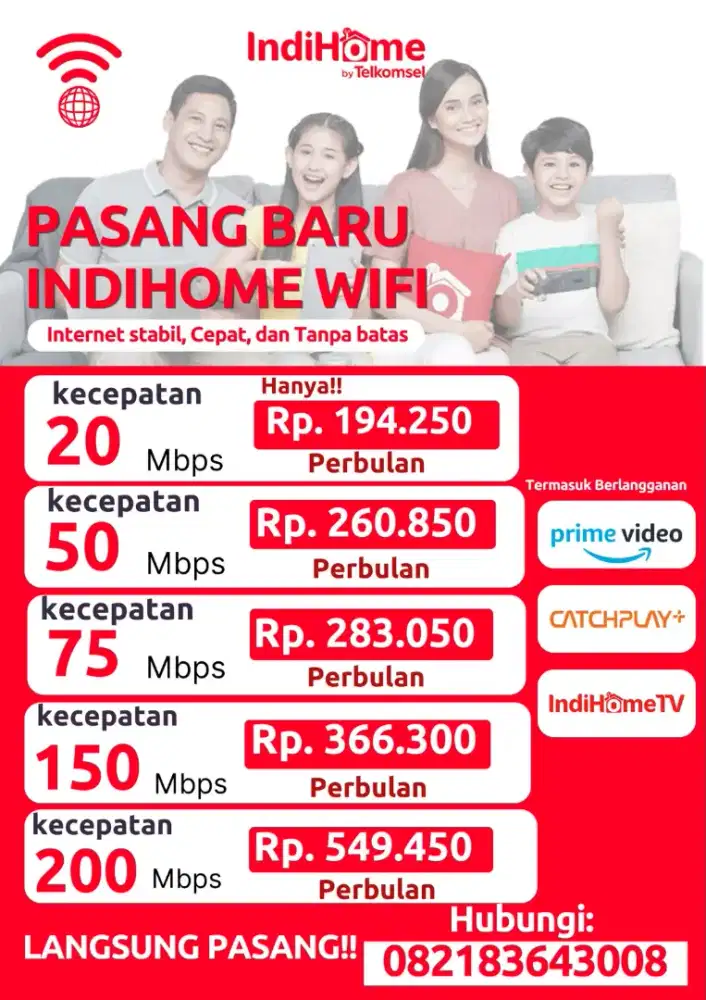 indihome/Indibiz/wifi id layanan khusus internet bulanan murah