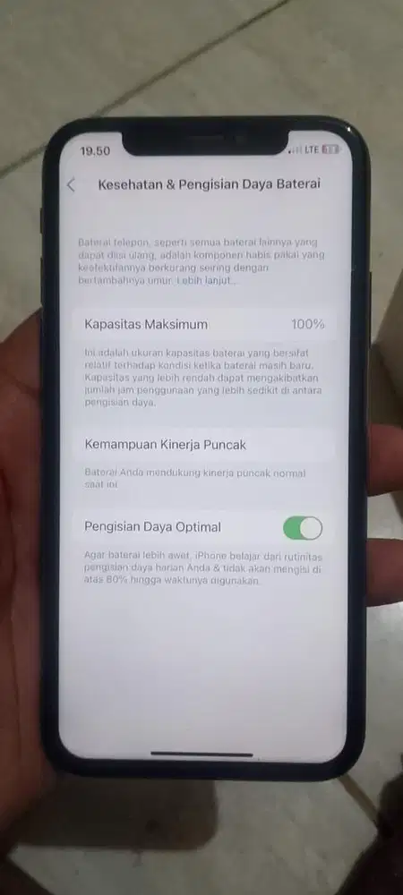 IPHONE X 256 cukai