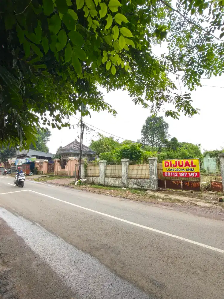 Tanah Strategis pinggir jalan besar