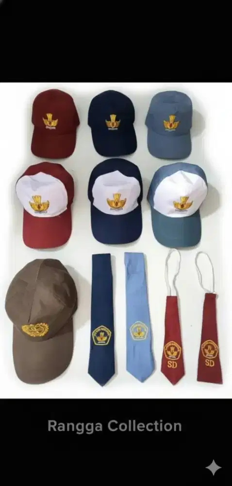 Topi seragam sekolah