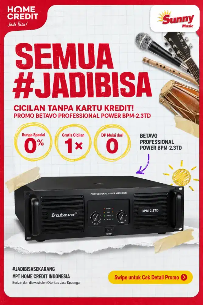PROMO BETAVO PROFESSIONAL POWER BPM-2.3TD TERMURAH SEKOTA PALEMBANG