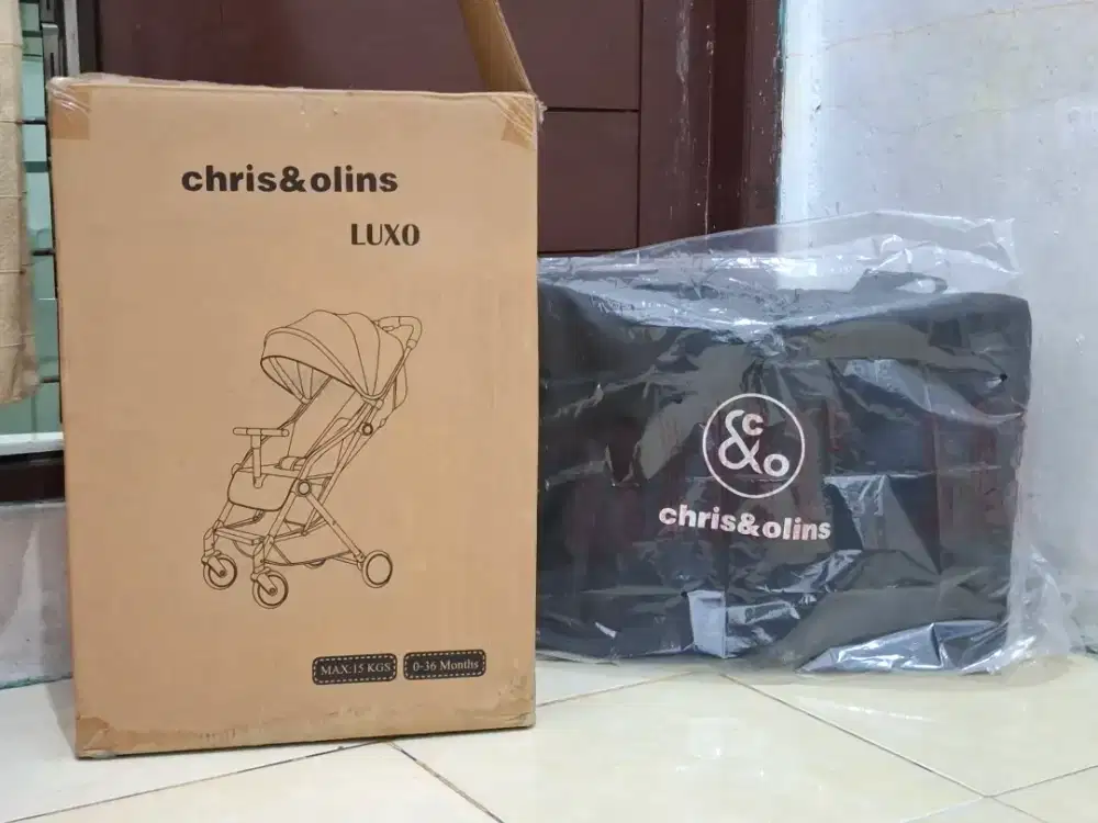 Preloved Stroller Chris & Olins Luxo T3100