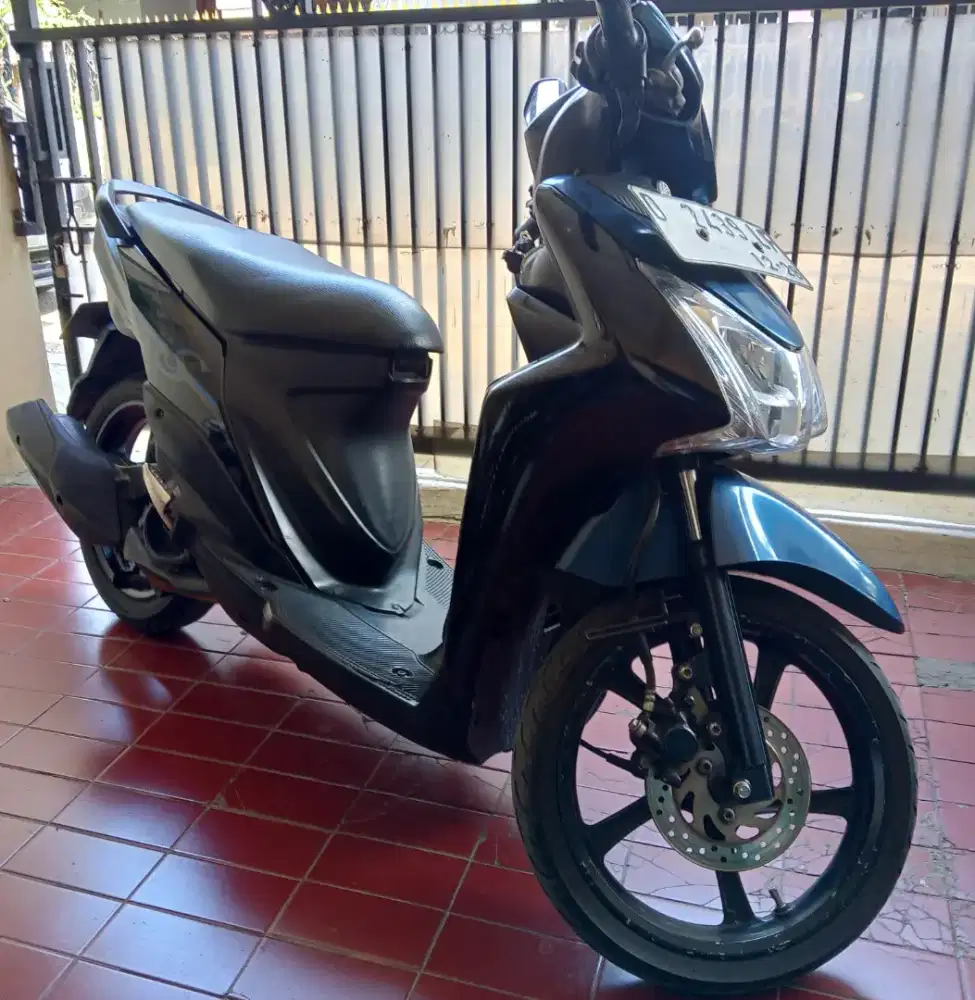 Yamaha Mio-S Fi-125 tahun 2018 Hitam Biru full ori siap pakai mantaap.