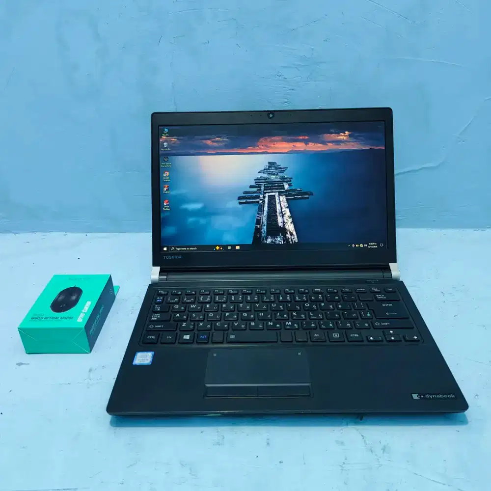 Laptop Toshiba Dynabook Slim core i5 Gen 6 Ram 8GB Siap pakai Win 10