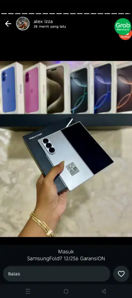 Samsung Galaxy Z Fold 7 Like New Super Mulus